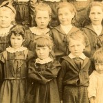 Children from Little Heath School, Dunham Massey 1898 (Altrincham Image Archive)
