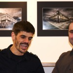 Justin Garner and Jack Henriques at the Mancheser and Beyond Exhibtion