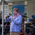 Graham Brady speaking at the Alty French Fest Concert