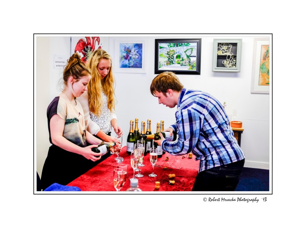 Volunteers at the Preview Evening - July 04