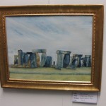 Stonehenge. Watercolour & pen. Christine Milne